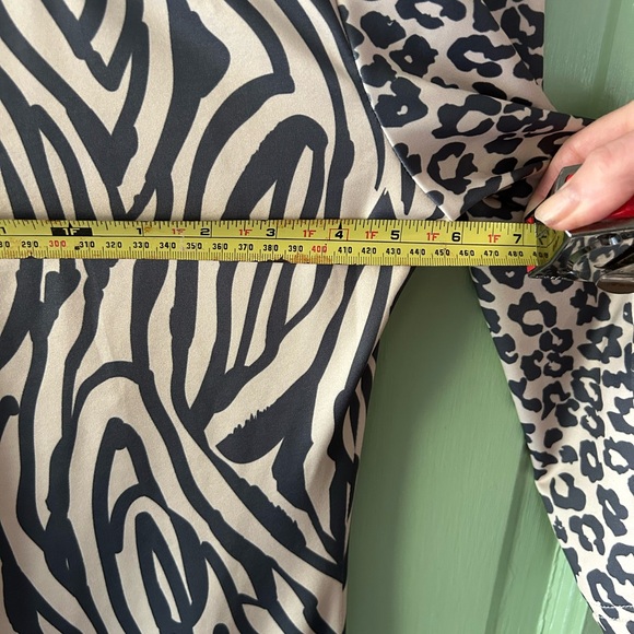 Gretchen Scott Designs Everywhere Ovalicous Animal Print Dress XS - Picture 8 of 8